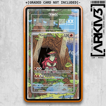 ARKIV3 TAG graded front - Orange