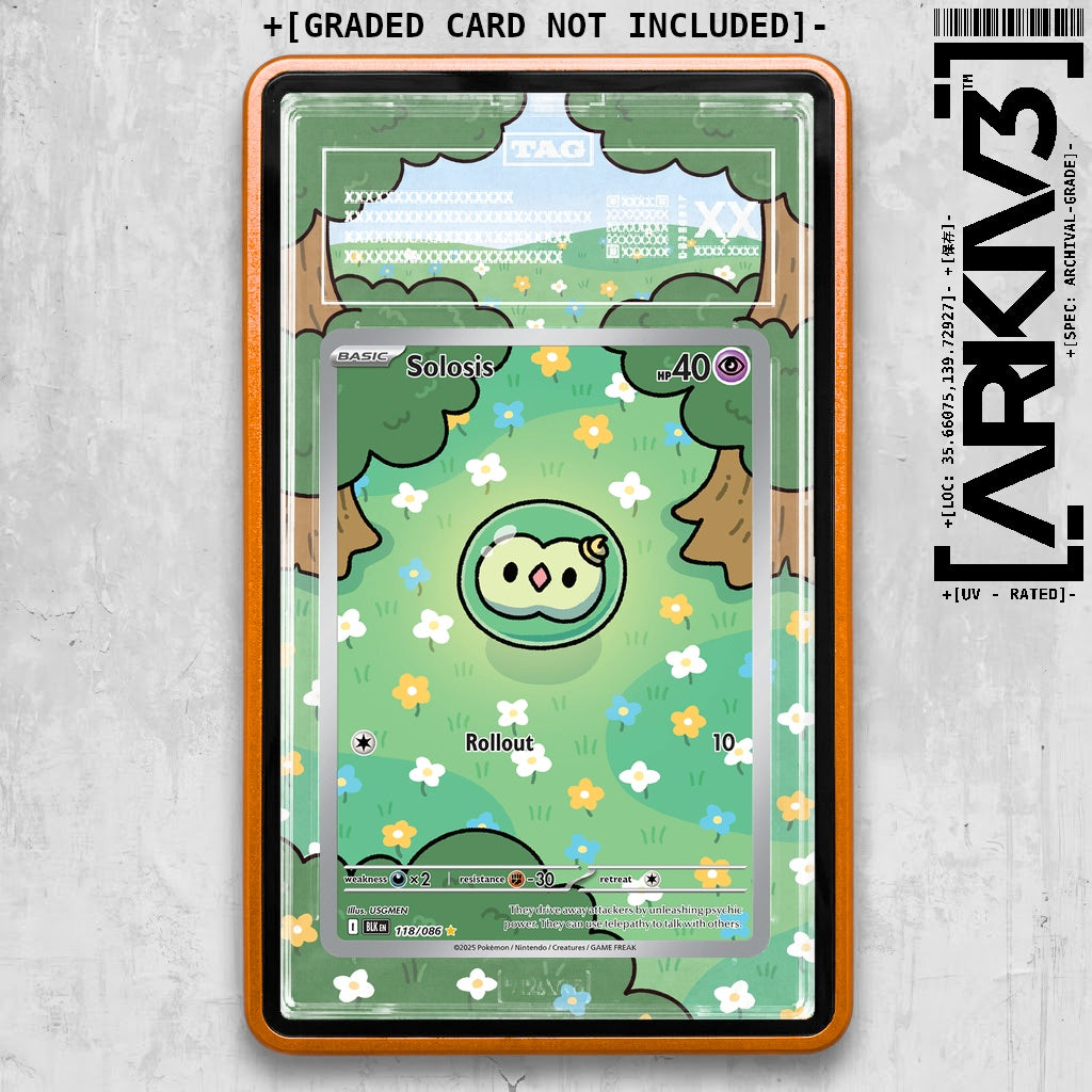 ARKIV3 TAG graded front - Orange