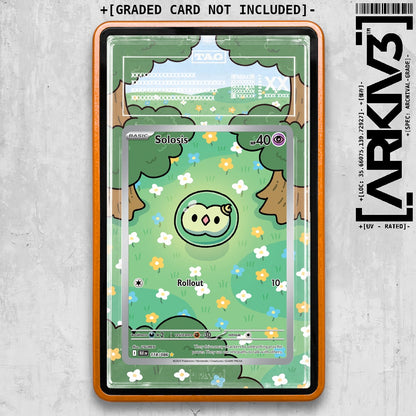 ARKIV3 TAG graded front - Orange