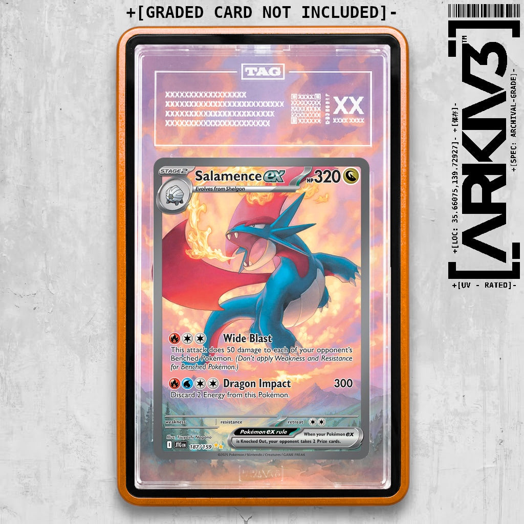 ARKIV3 TAG graded front - Orange