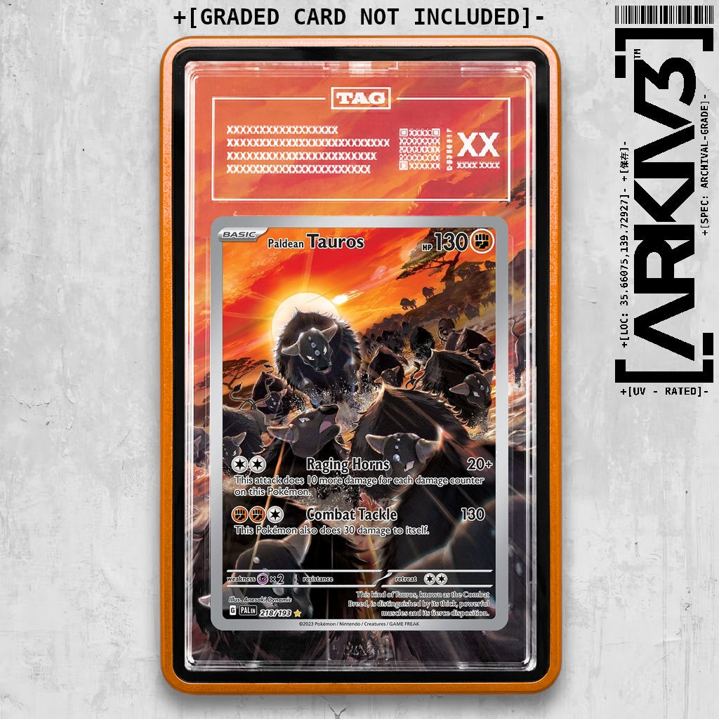 ARKIV3 TAG graded front - Orange
