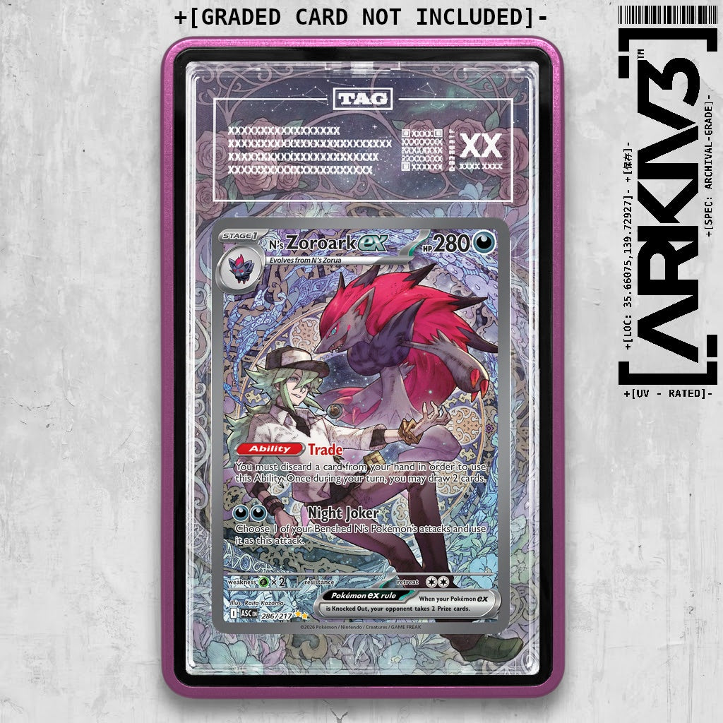 ARKIV3 TAG graded front - Purple