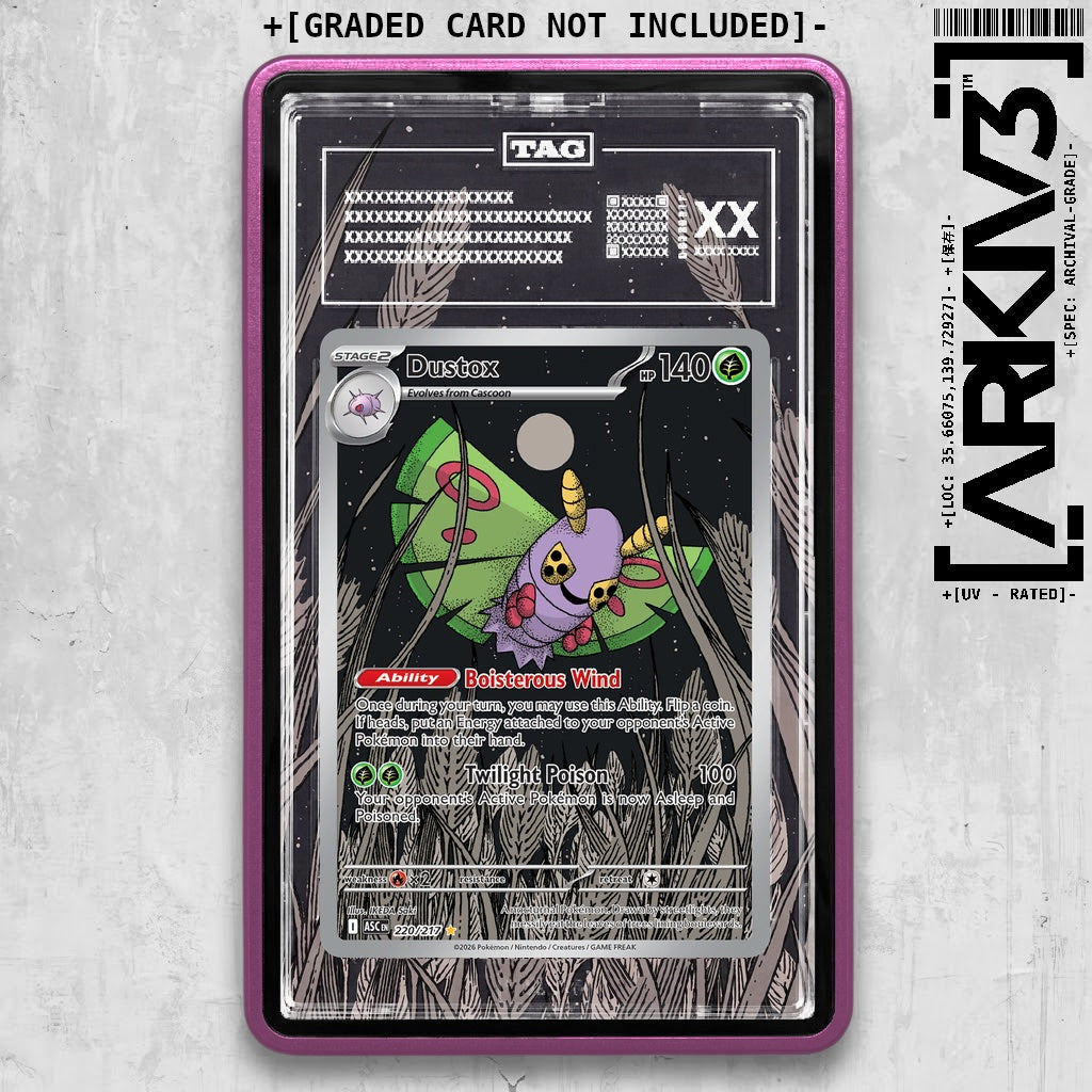 ARKIV3 TAG graded front - Purple