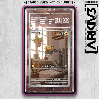 ARKIV3 TAG graded front - Purple