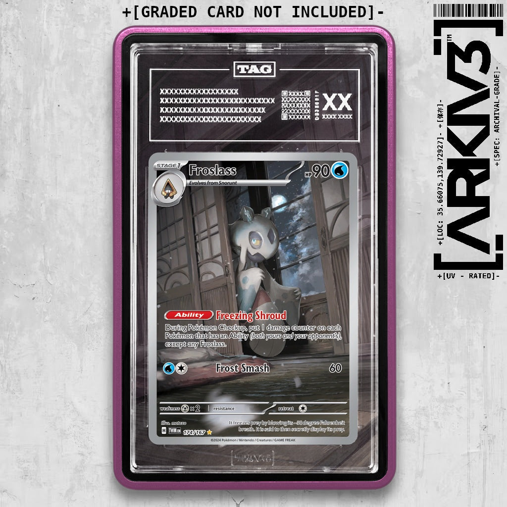 ARKIV3 TAG graded front - Purple