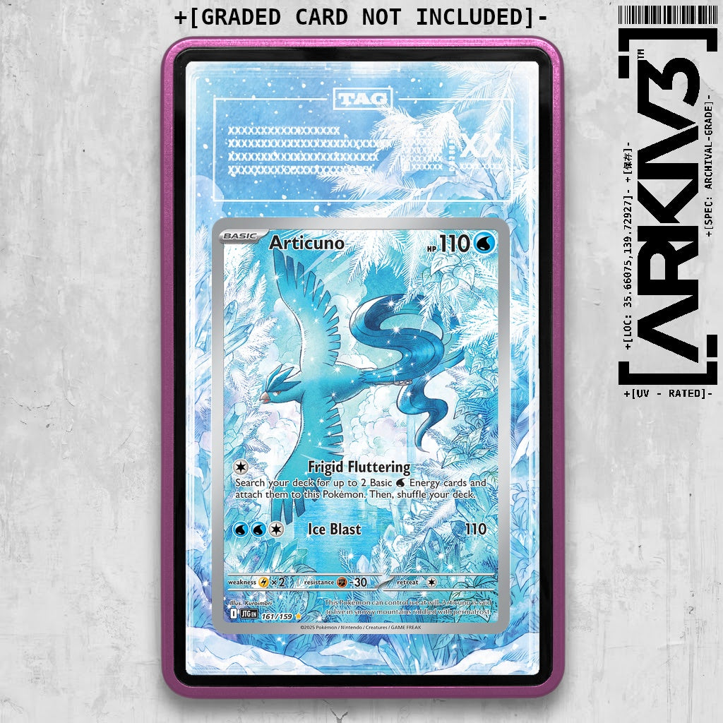 ARKIV3 TAG graded front - Purple