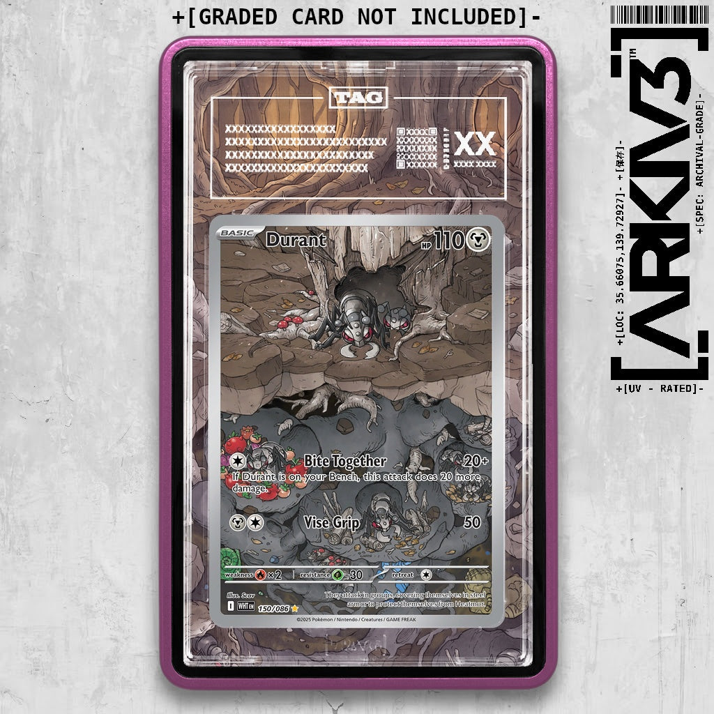 ARKIV3 TAG graded front - Purple