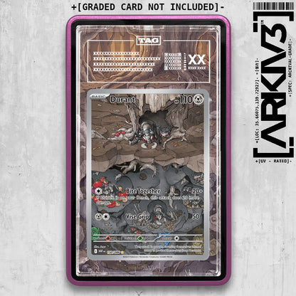 ARKIV3 TAG graded front - Purple