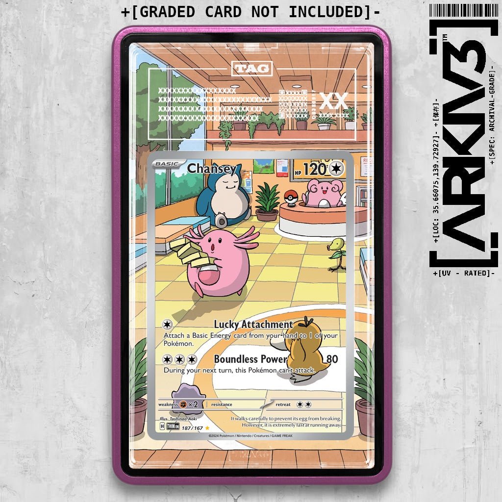 ARKIV3 TAG graded front - Purple