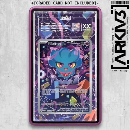 ARKIV3 TAG graded front - Purple