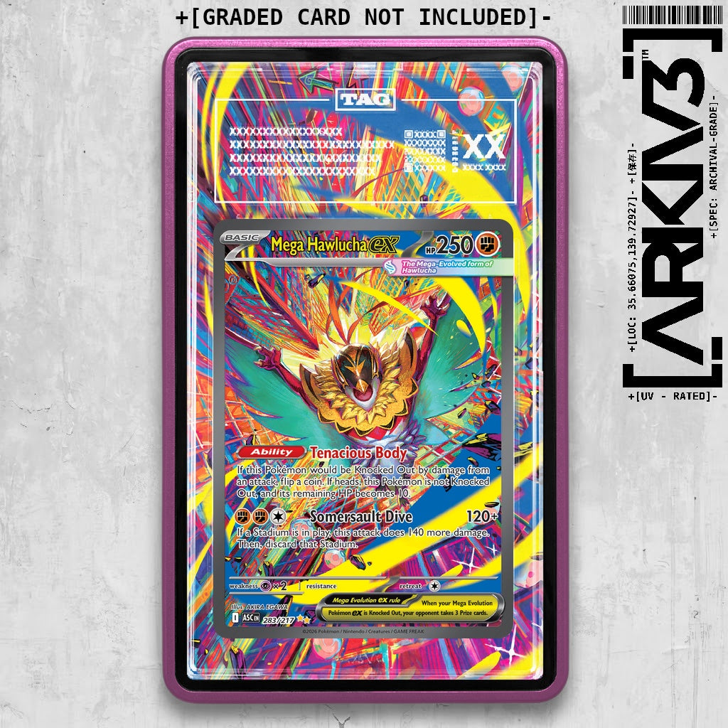 ARKIV3 TAG graded front - Purple