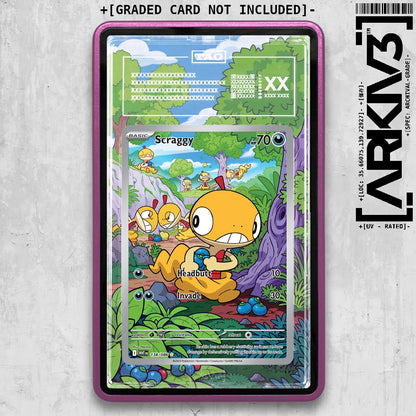 ARKIV3 TAG graded front - Purple