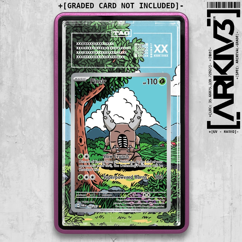 ARKIV3 TAG graded front - Purple