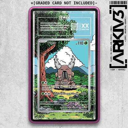 ARKIV3 TAG graded front - Purple