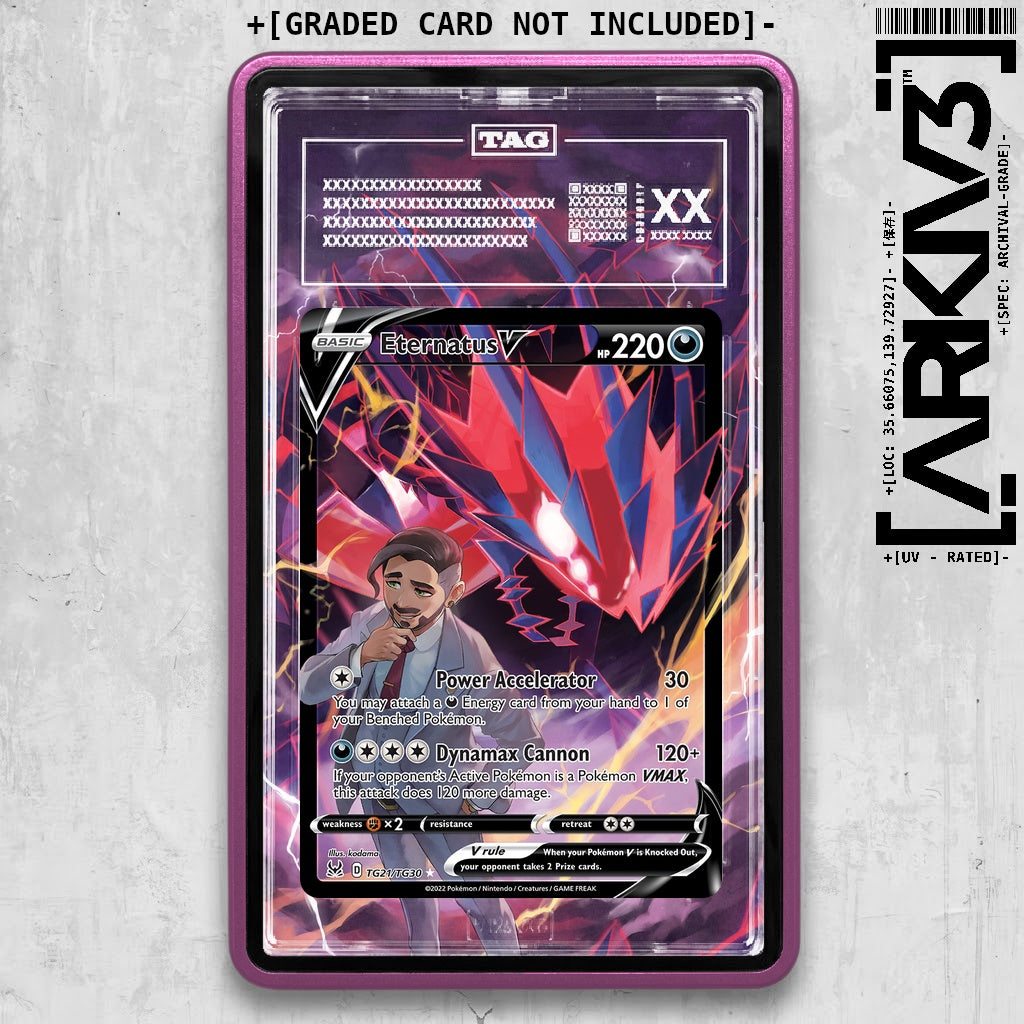 ARKIV3 TAG graded front - Purple