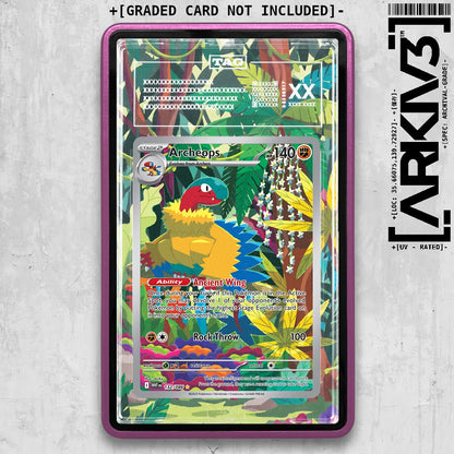 ARKIV3 TAG graded front - Purple