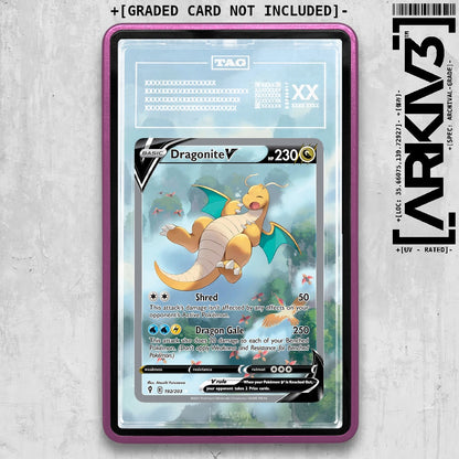 ARKIV3 TAG graded front - Purple