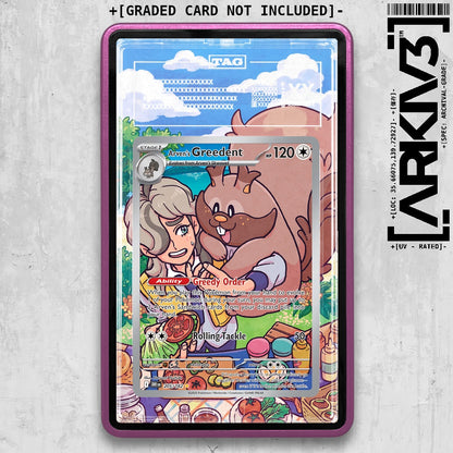 ARKIV3 TAG graded front - Purple
