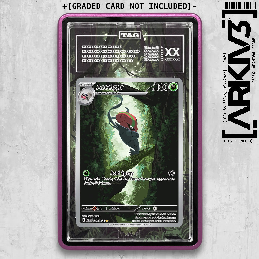ARKIV3 TAG graded front - Purple