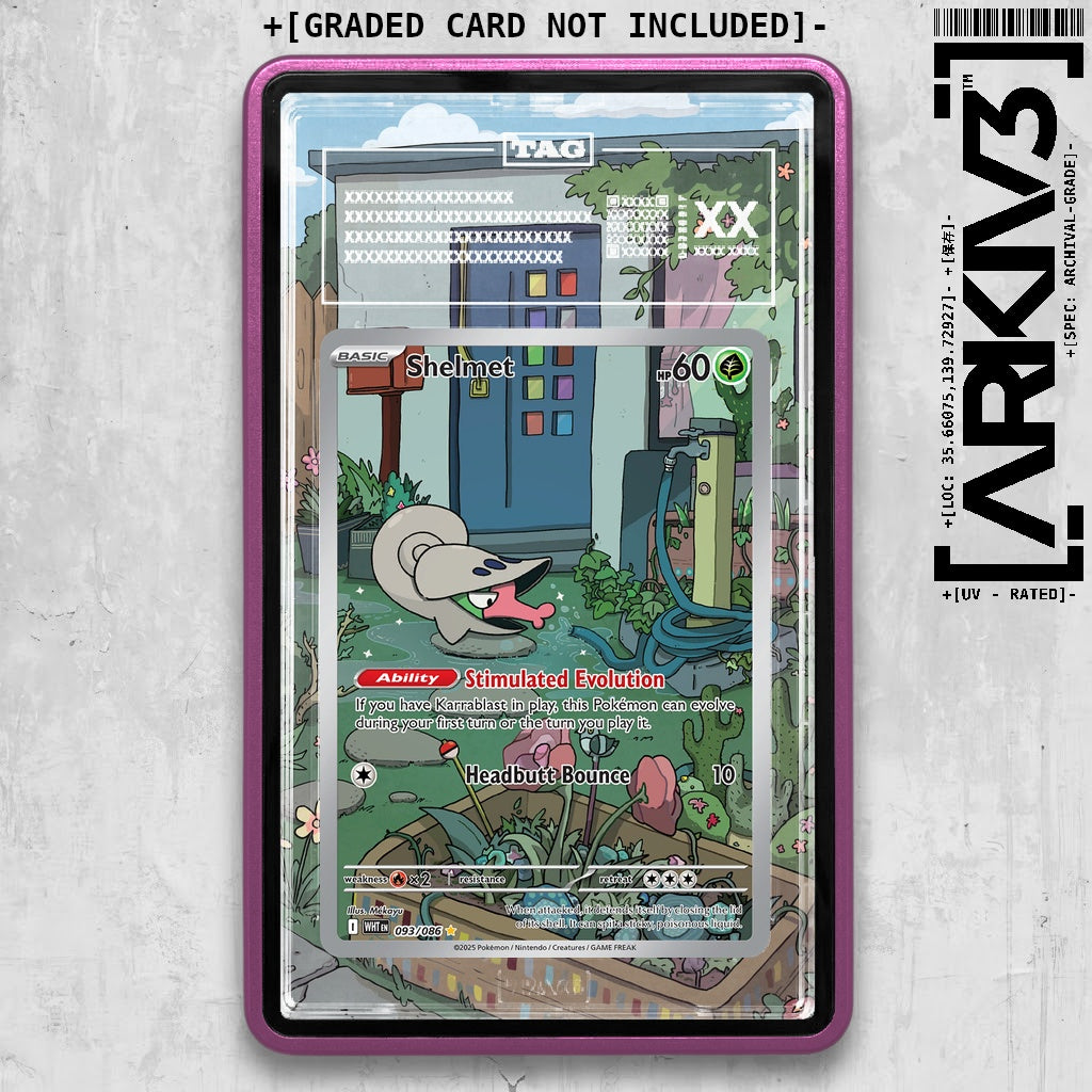 ARKIV3 TAG graded front - Purple