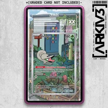 ARKIV3 TAG graded front - Purple