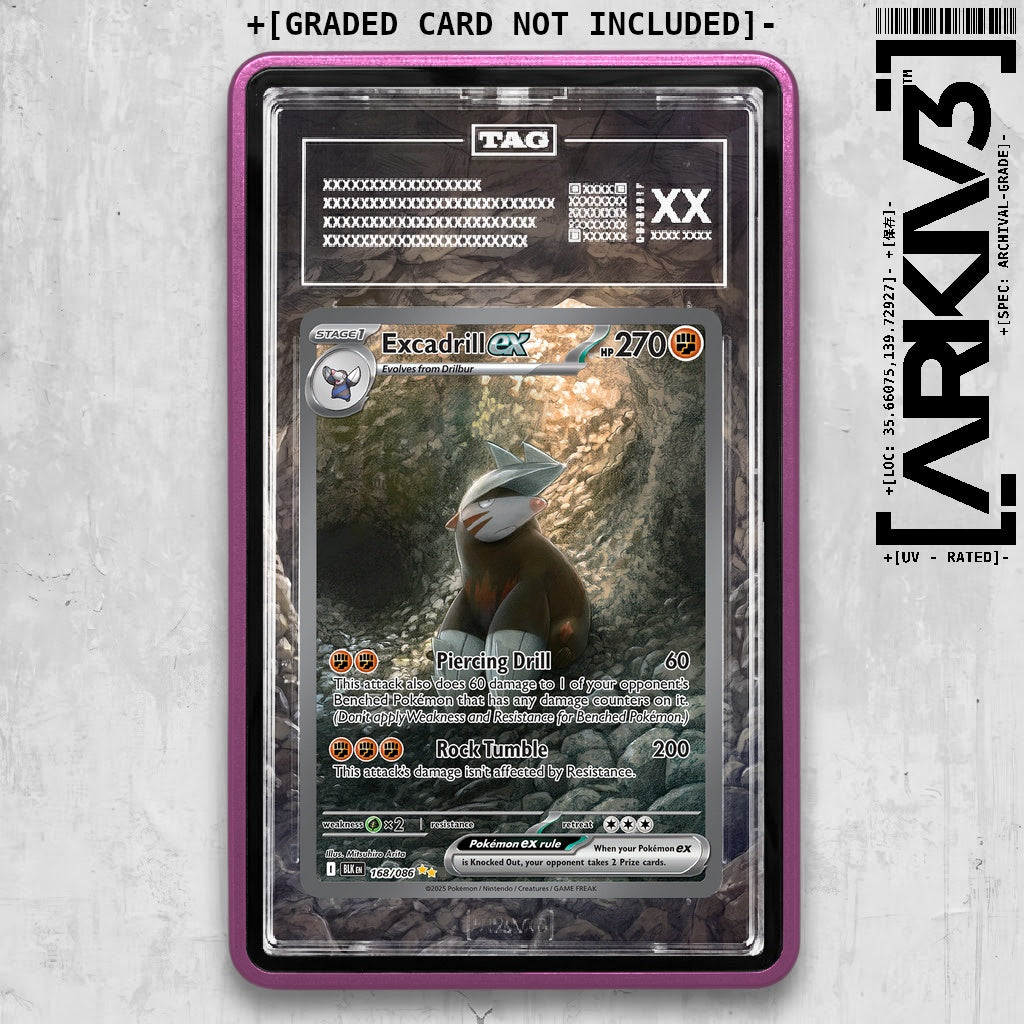ARKIV3 TAG graded front - Purple