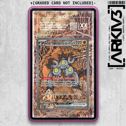 ARKIV3 TAG graded front - Purple