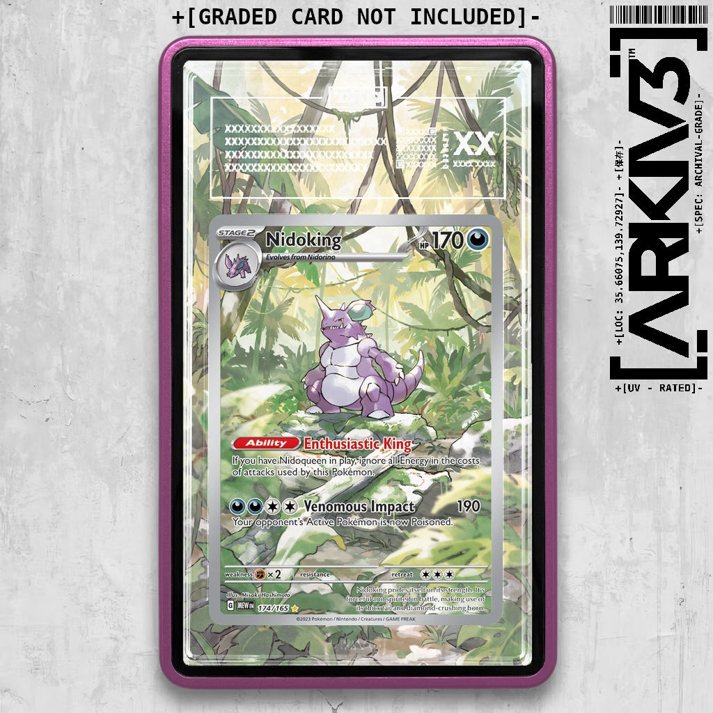 ARKIV3 TAG graded front - Purple