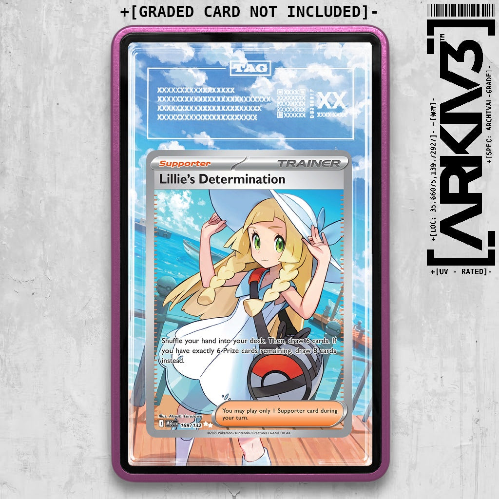 ARKIV3 TAG graded front - Purple