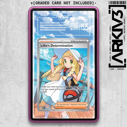ARKIV3 TAG graded front - Purple