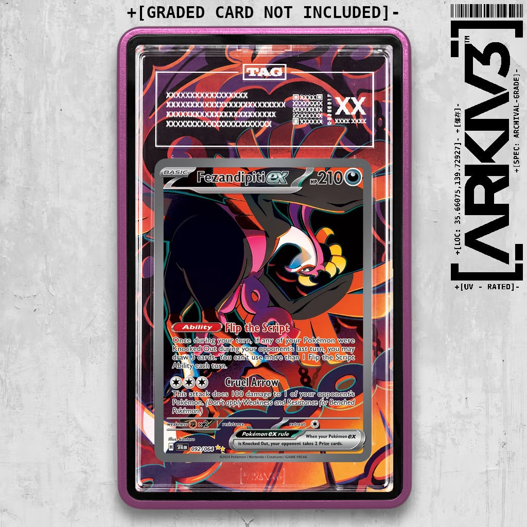ARKIV3 TAG graded front - Purple