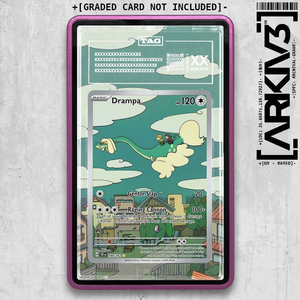 ARKIV3 TAG graded front - Purple