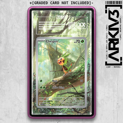 ARKIV3 TAG graded front - Purple