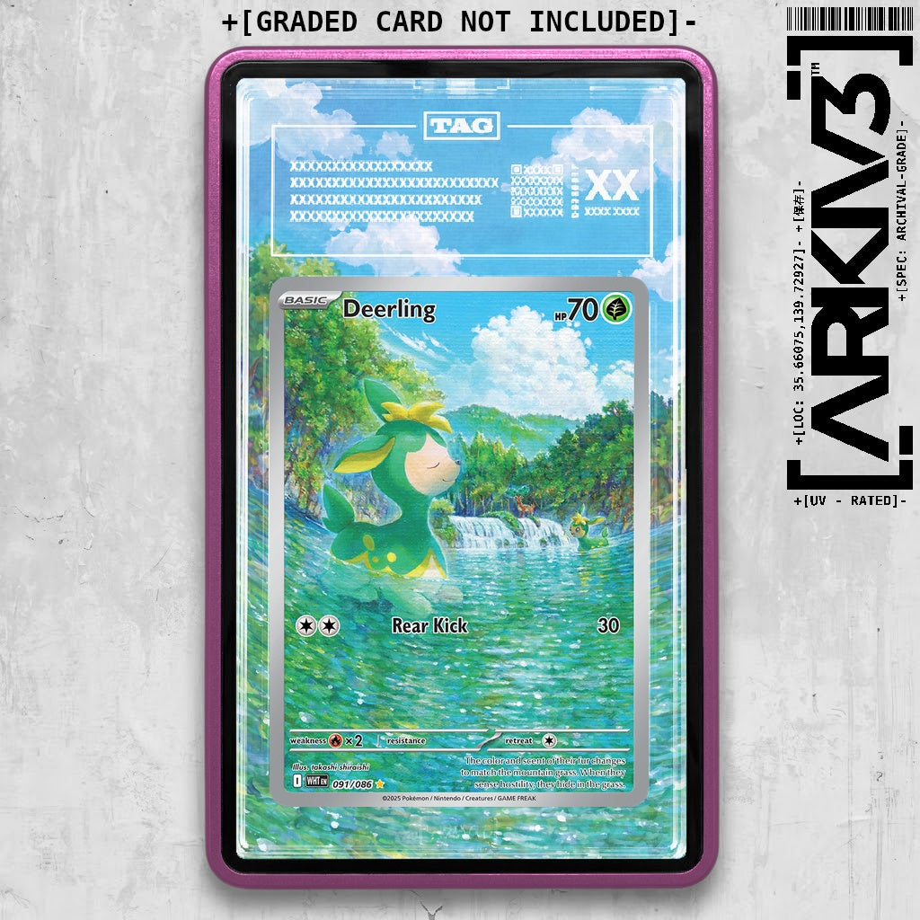 ARKIV3 TAG graded front - Purple