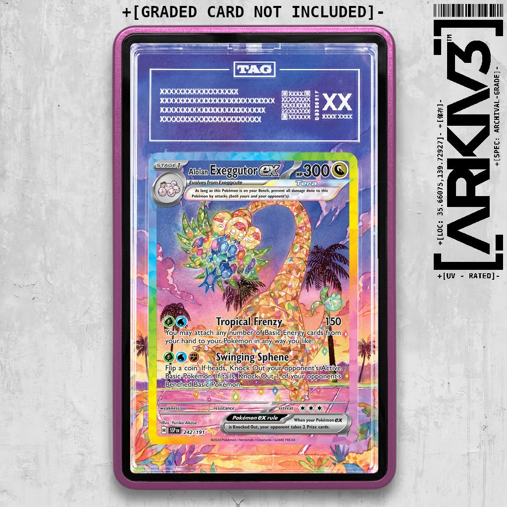 ARKIV3 TAG graded front - Purple