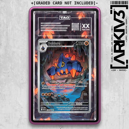 ARKIV3 TAG graded front - Purple