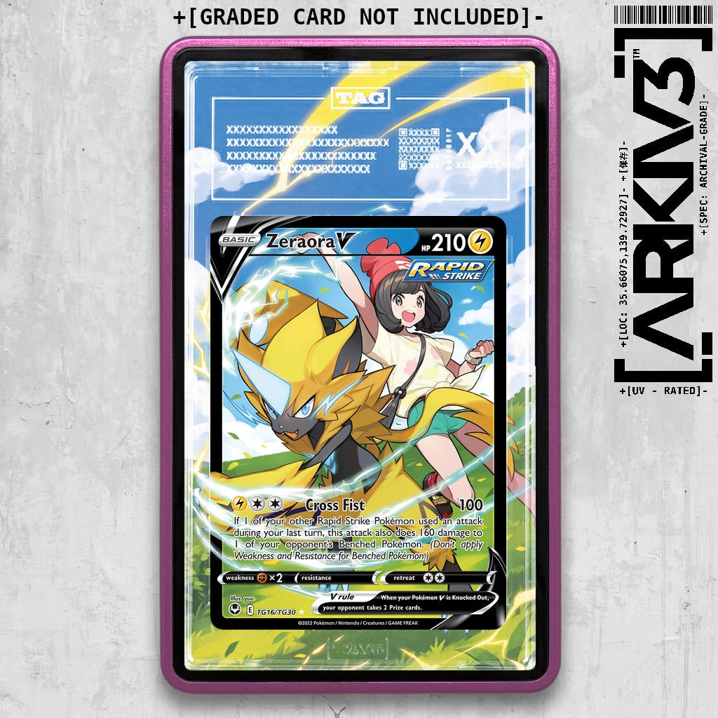 ARKIV3 TAG graded front - Purple