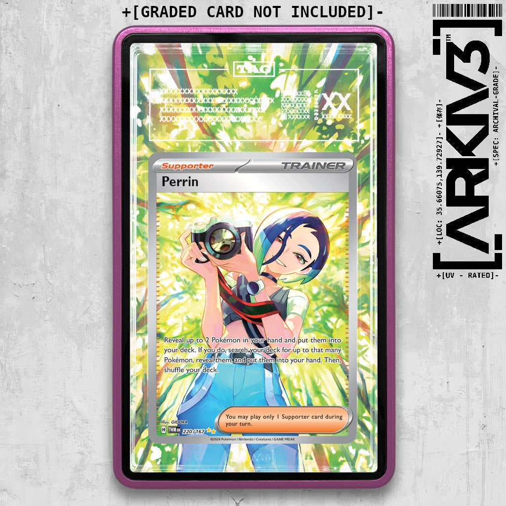 ARKIV3 TAG graded front - Purple