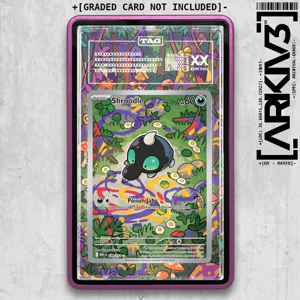 ARKIV3 TAG graded front - Purple