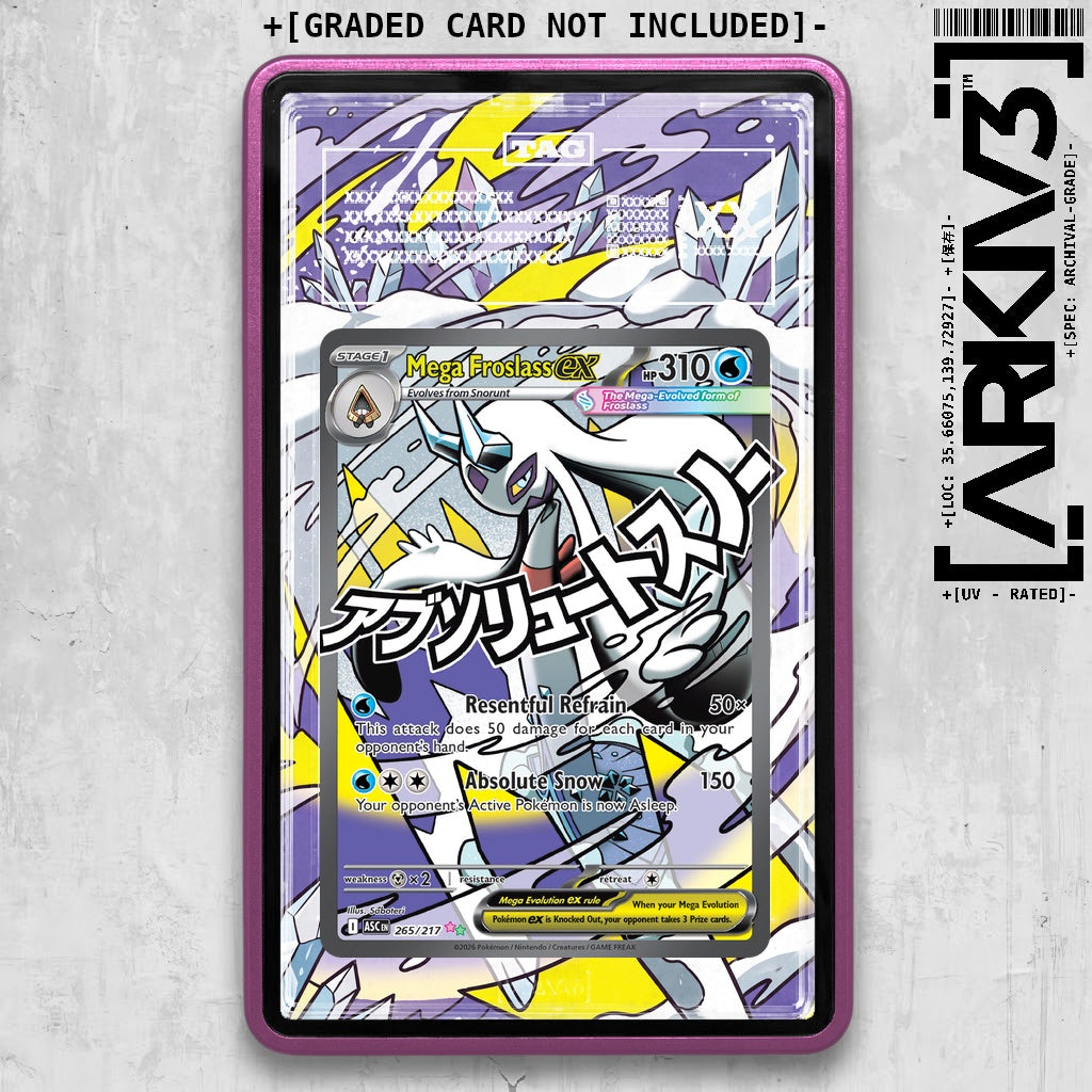 ARKIV3 TAG graded front - Purple