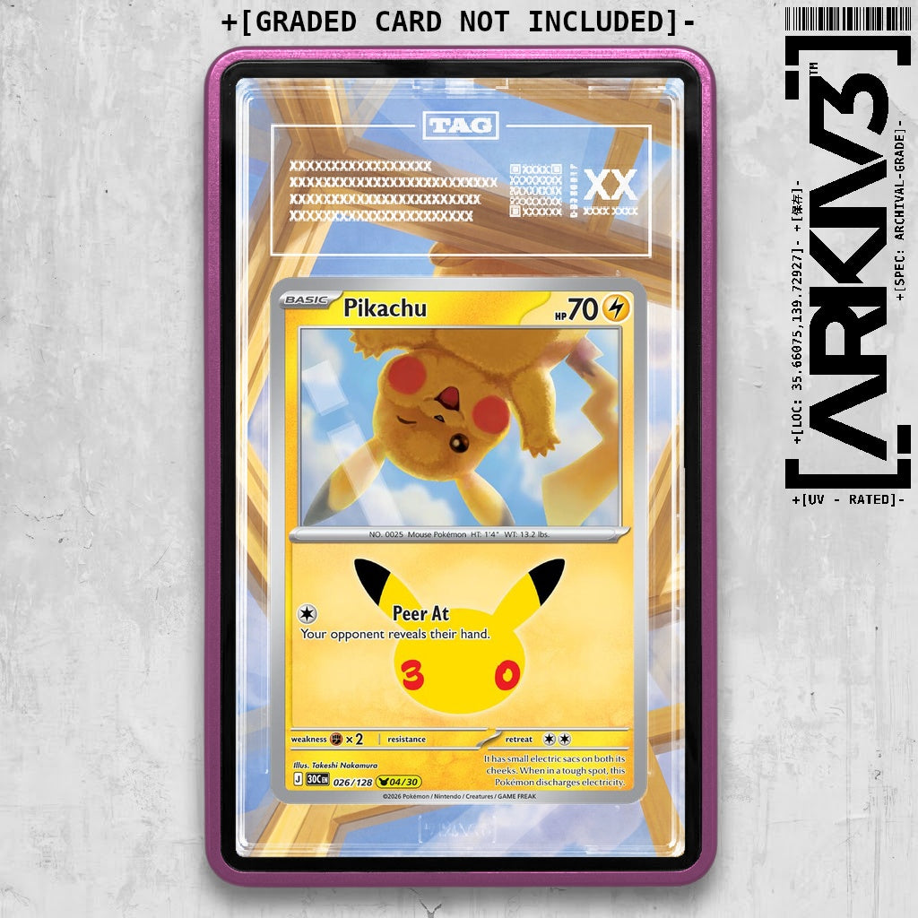 ARKIV3 TAG graded front - Purple