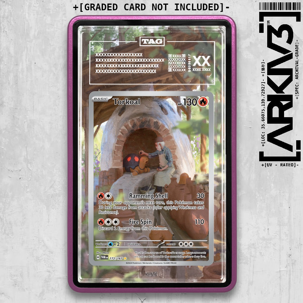 ARKIV3 TAG graded front - Purple