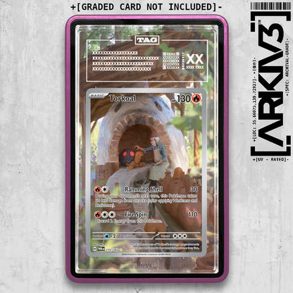 ARKIV3 TAG graded front - Purple