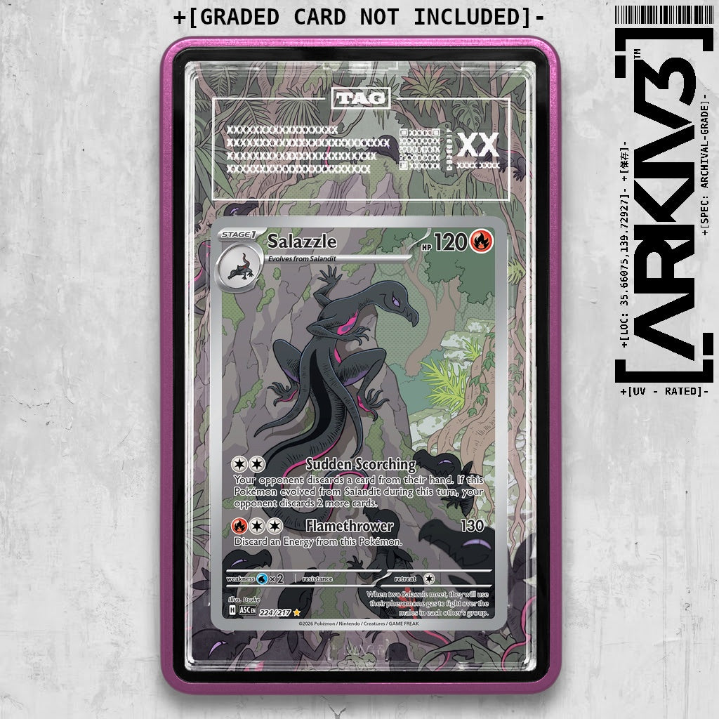ARKIV3 TAG graded front - Purple