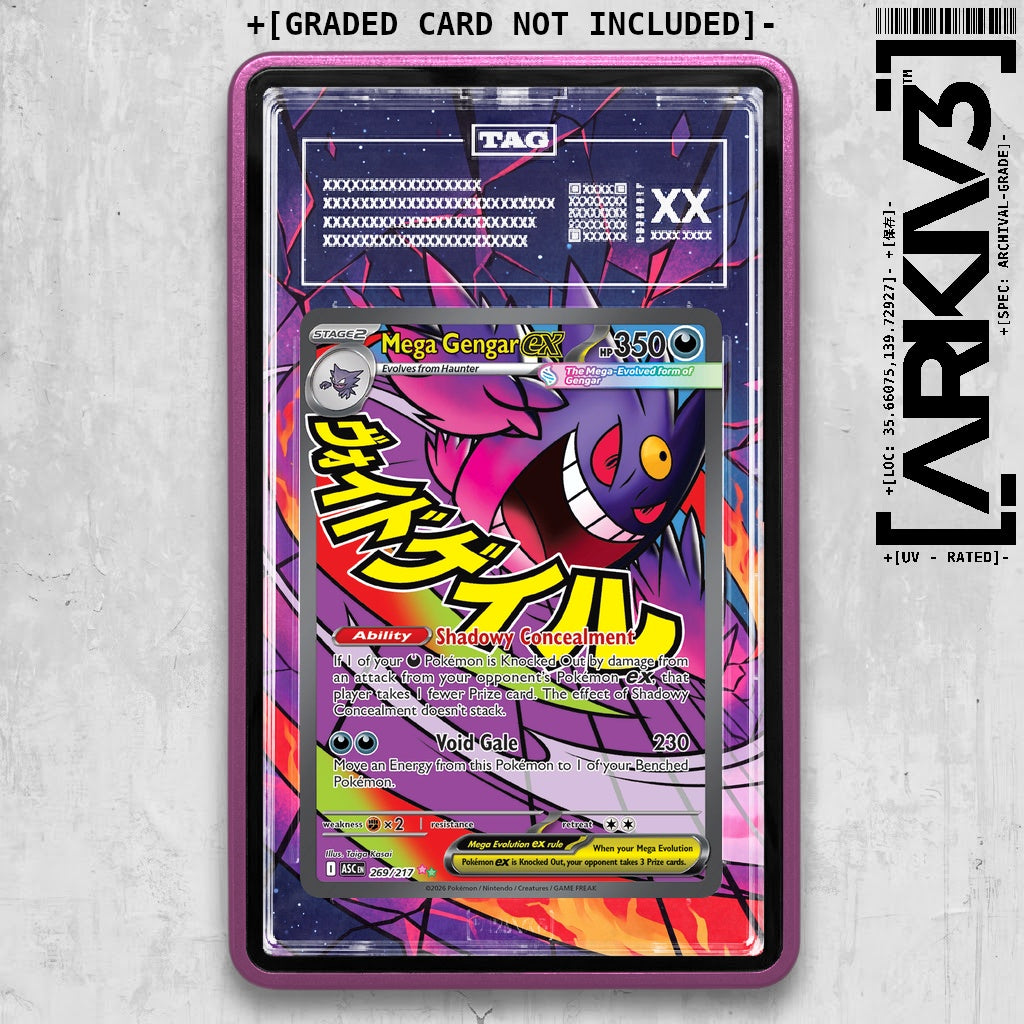 ARKIV3 TAG graded front - Purple