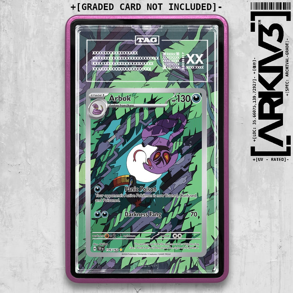ARKIV3 TAG graded front - Purple