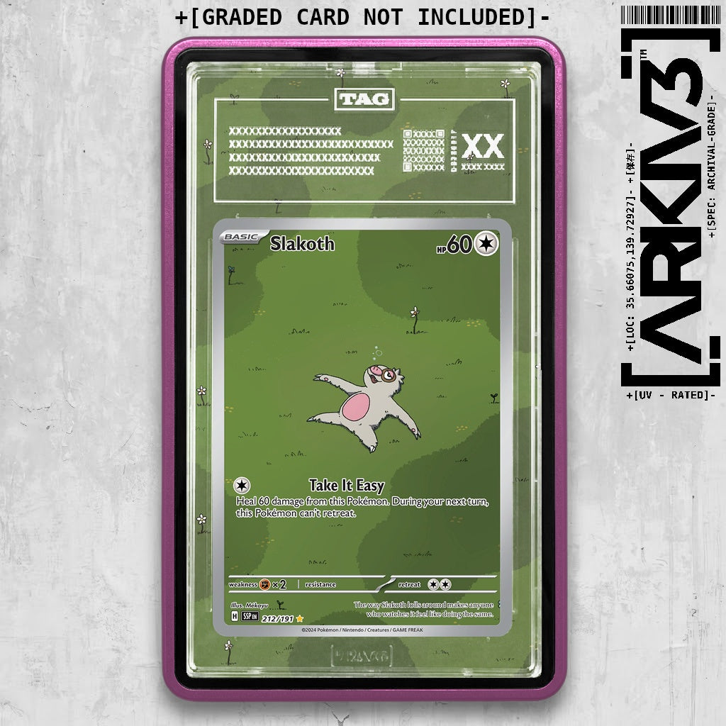 ARKIV3 TAG graded front - Purple