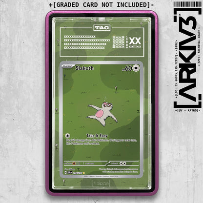 ARKIV3 TAG graded front - Purple
