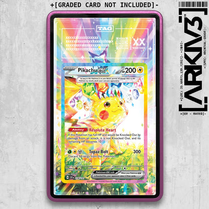 ARKIV3 TAG graded front - Purple