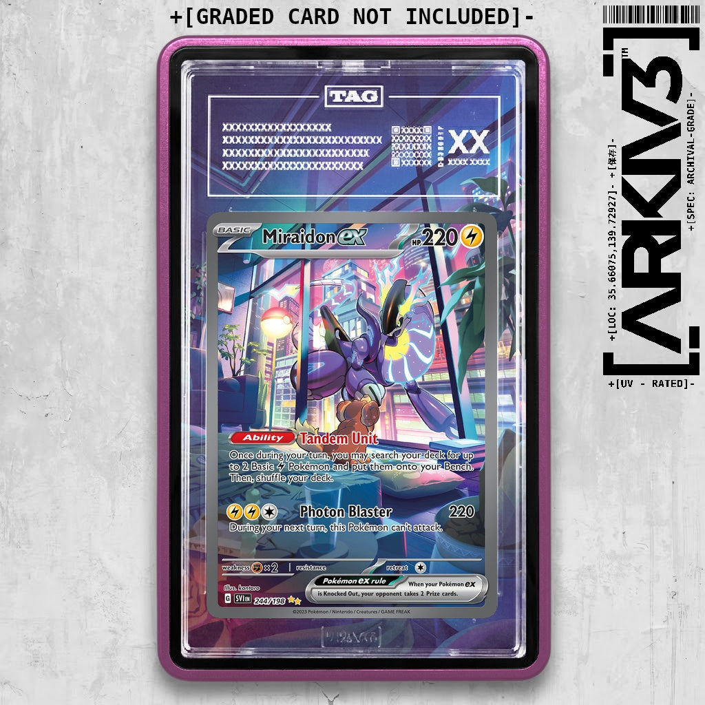 ARKIV3 TAG graded front - Purple